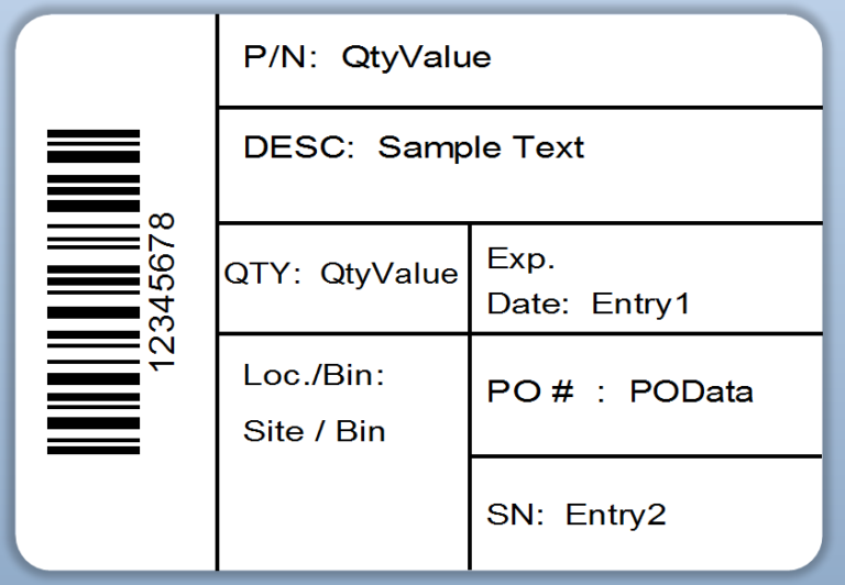 QuickBooks Label Connector Example Labels Accuware
