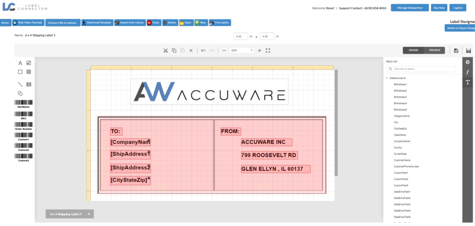 Label Connector Log In Label Connector Online | Accuware